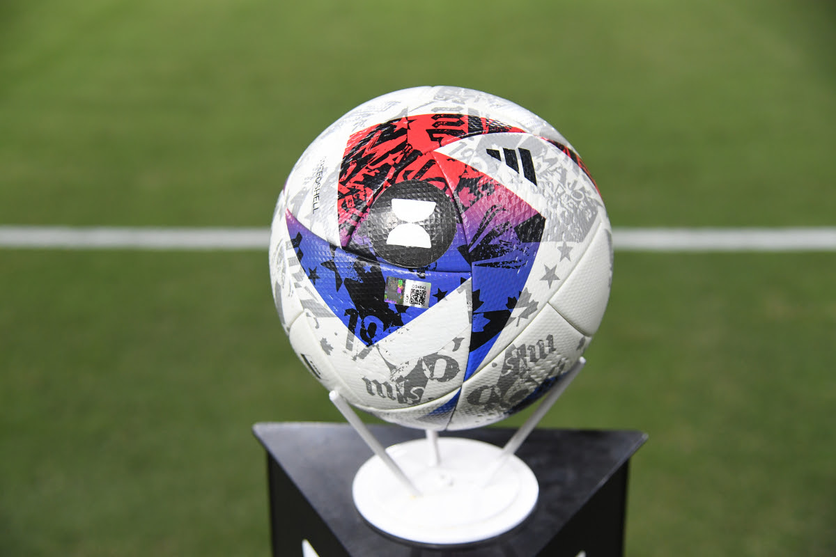 Match-winning ball from penalty shootout in the final between Nashville SC and Inter Miami CF.